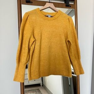 H&M Balloon sleeve wool blend sweater